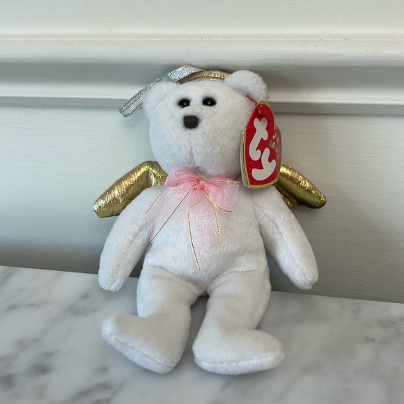 Ty Other - 5/$15 NWT TY Beanie Baby Jingle Beanies Halo ll Angle Bear